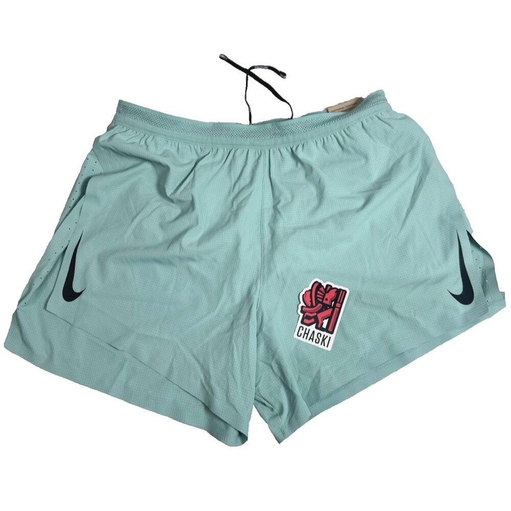 Nike AeroSwift 2" Brief Lined Racing runnig Shorts Mineral Men's Med CJ7837-309